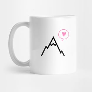 mountain love nature Mug